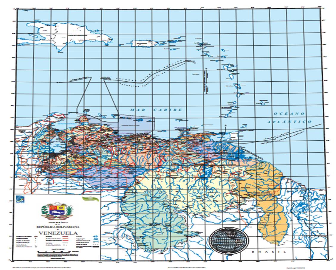Venezuela Mapa Politico 2012