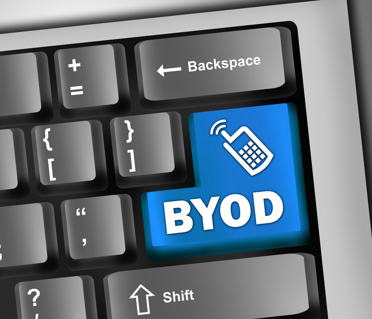 Keyboard Illustration "BYOD - Bring Your Own Device"